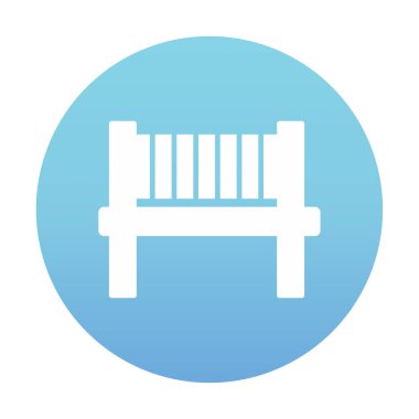 bank simgesi, vektör illüstrasyonu basit tasarım