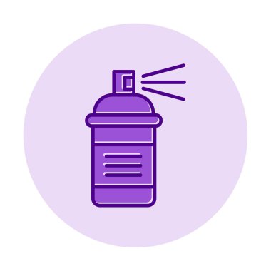 Boya spreyi simgesi, vektör illüstrasyonu 