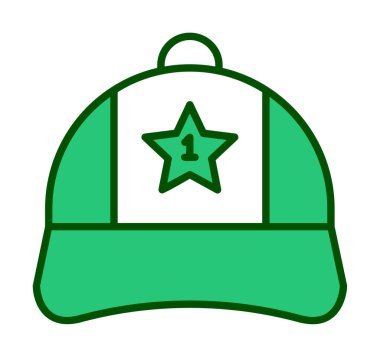 Bir numaralı simge ile kapağın vektör illüstrasyonu 