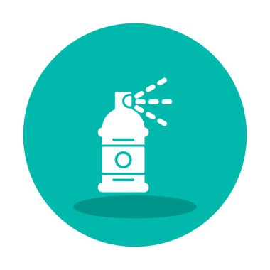 Boya spreyi simgesi, vektör illüstrasyonu 