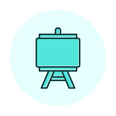 Resim yapmak. Web simgesi basit illüstrasyon