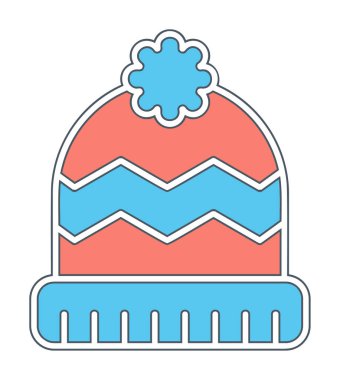 Beanie icon vector illustration 