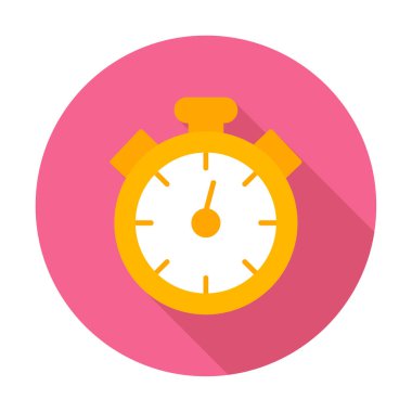 düz stil modern kronometre vektör çizimi