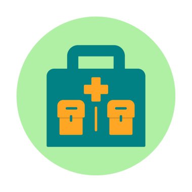 İlk yardım kiti vektör illüstrasyonu