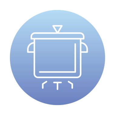 Pişirme vektörü düz simge. Pişirme Otu                   