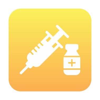 Basit insülin simgesi, vektör illüstrasyonu