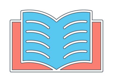 Basit Web Açık Kitap simgesi  