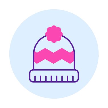 Beanie icon vector illustration 