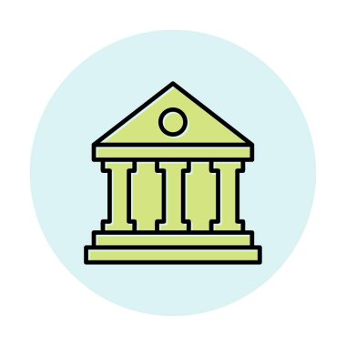 Simge vektör tasarlamak yapı Müzesi