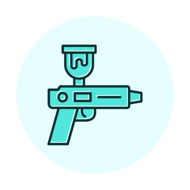 Spray Gun icon vector illustration