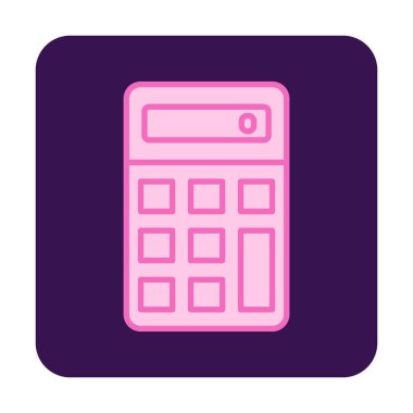 hesap makinesi web simge vektör çizim