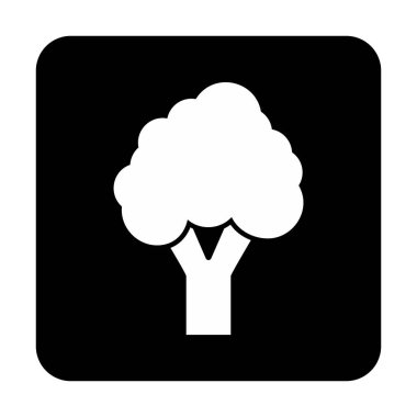 brokoli web simgesi, vektör illüstrasyonu  