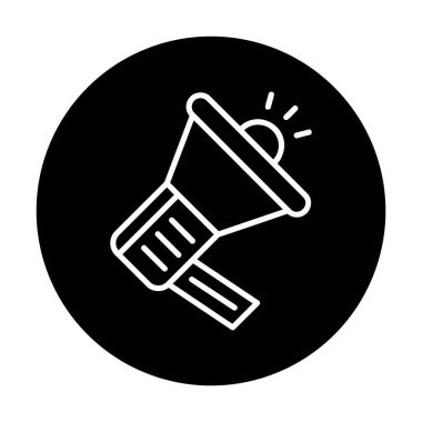 hoparlör simgesi vektör çizim