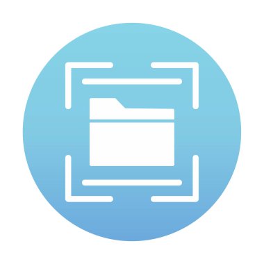 Basit Dizin Tarayıcı simgesi çizimi 