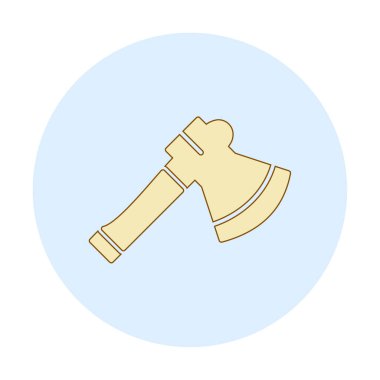 Balta. Web simgesi basit illüstrasyon