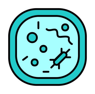 Hücre simgesi, vektör illüstrasyonu