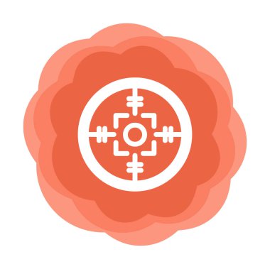 Kapsam renkli vektör simgesi