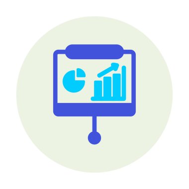 Sunum, iş istatistikleri ve pasta grafik ikonlu veri analizleri. iş analizleri, analizler, istatistikler, pasta grafiği