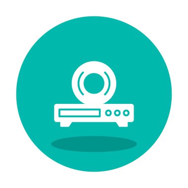 CD çalar simge vektör çizim