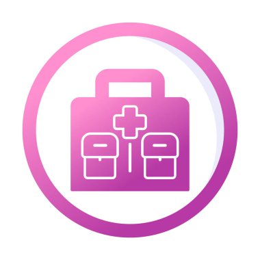 İlk yardım kiti vektör illüstrasyonu