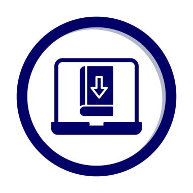 Kitap simgesi, vektör illüstrasyon tasarımı indir 