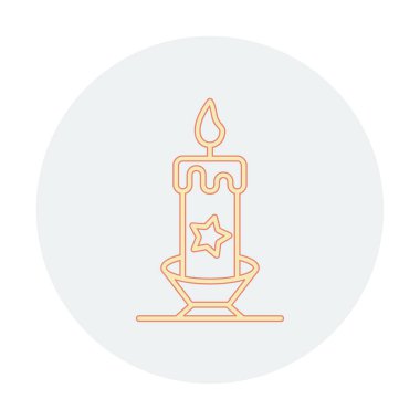 Mum web simgesi, vektör çizim