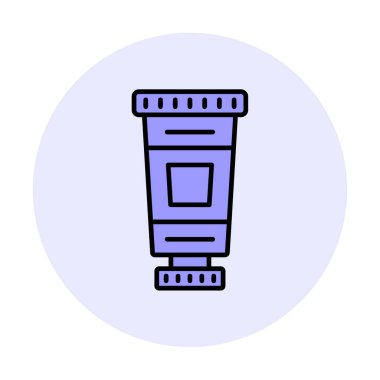 Modern Yağlı Boya simgesinin vektör çizimi                      