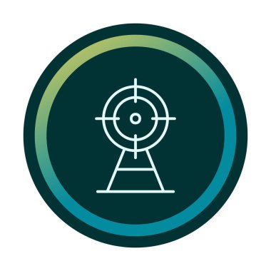 hedef simge, vektör illüstrasyonu basit tasarım