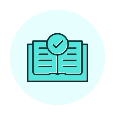 Basit Web Açık Kitap simgesi  