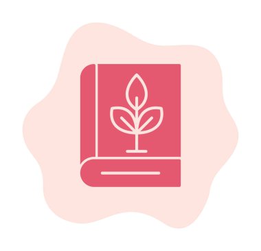 kitap simgesi, vektör illüstrasyonu basit tasarım