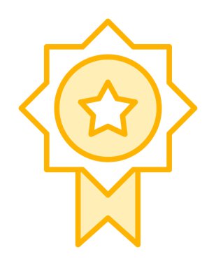 Ödül ikonu vektör illüstrasyonu. Ödül                        