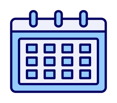 Takvim web simge vektör çizim