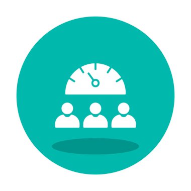 Takım Çalışması Hızı simgesi, vektör illüstrasyonu 