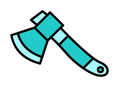 Balta. Web simgesi basit illüstrasyon