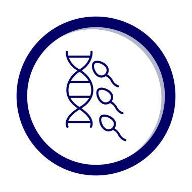 Üreme sisteminin vektör çizgisi çizimi