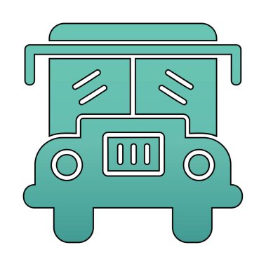 Basit okul servisi resimleme 