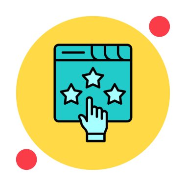 Basit sıralama simgesi, vektör illüstrasyonu