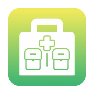 İlk yardım kiti vektör illüstrasyonu