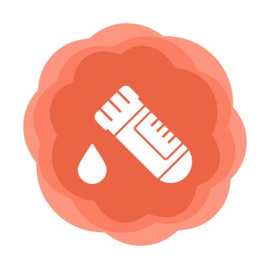 Kan Test Ağı simgesi, vektör illüstrasyonu