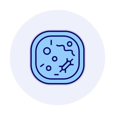 Hücre simgesi, vektör illüstrasyonu