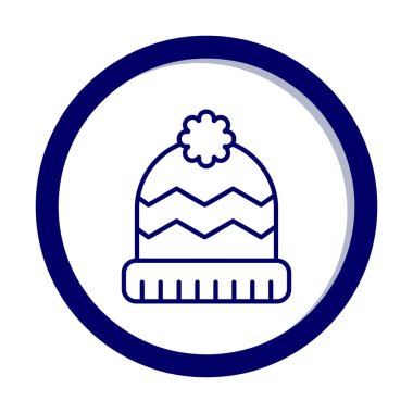 Beanie icon vector illustration 