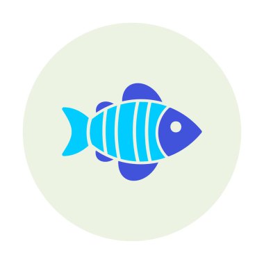 balığı web simge vektör çizim