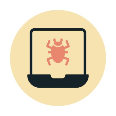 dizüstü bilgisayar simgesi, vektör illüstrasyonu basit tasarım