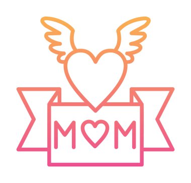 Anneler günü ikonu. Vektör illüstrasyonu. 