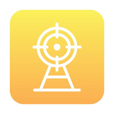 hedef simge, vektör illüstrasyonu basit tasarım