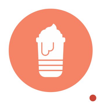 Sıcak çikolata, vektör illüstrasyon tasarımı 