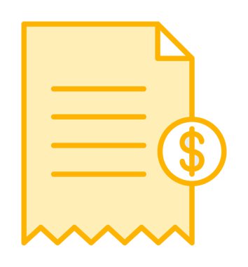 Alışveriş Alımı simgesi vektör illüstrasyonu