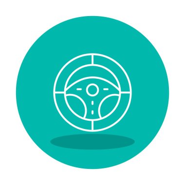 Direksiyon simgesinin vektör çizimi