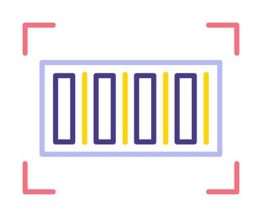 Barkod vektör çizgisi tasarımı