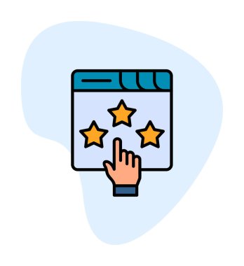 Basit sıralama simgesi, vektör illüstrasyonu